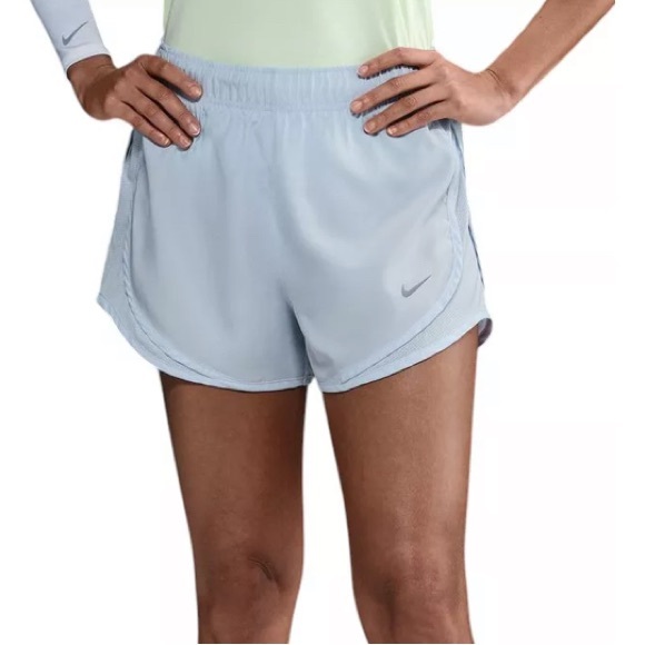 Nike Tempo 3” Mid Rise Women's Sky Blue Athletic Workout Shorts NWT XS - Picture 1 of 4